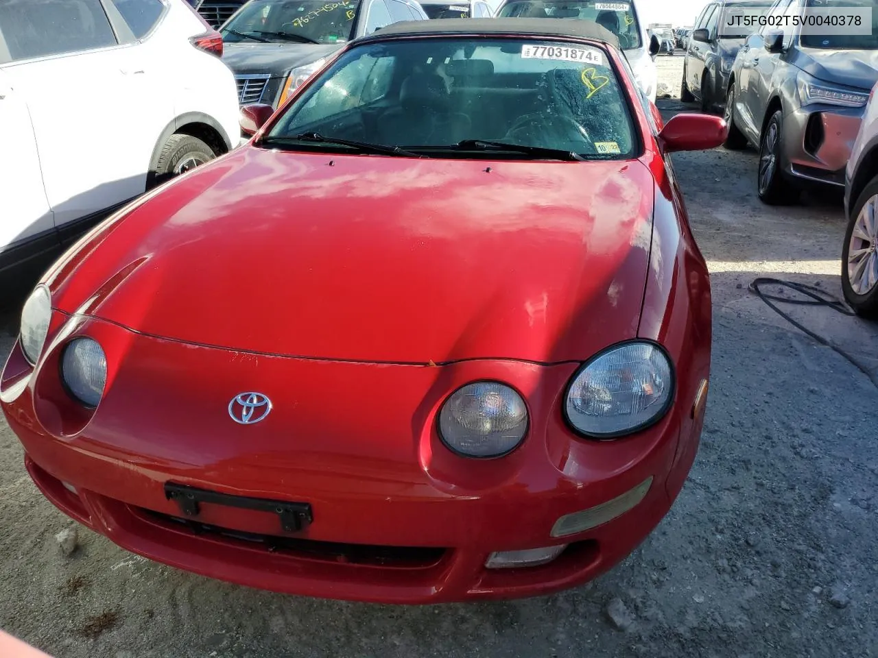 1997 Toyota Celica Gt VIN: JT5FG02T5V0040378 Lot: 77031874