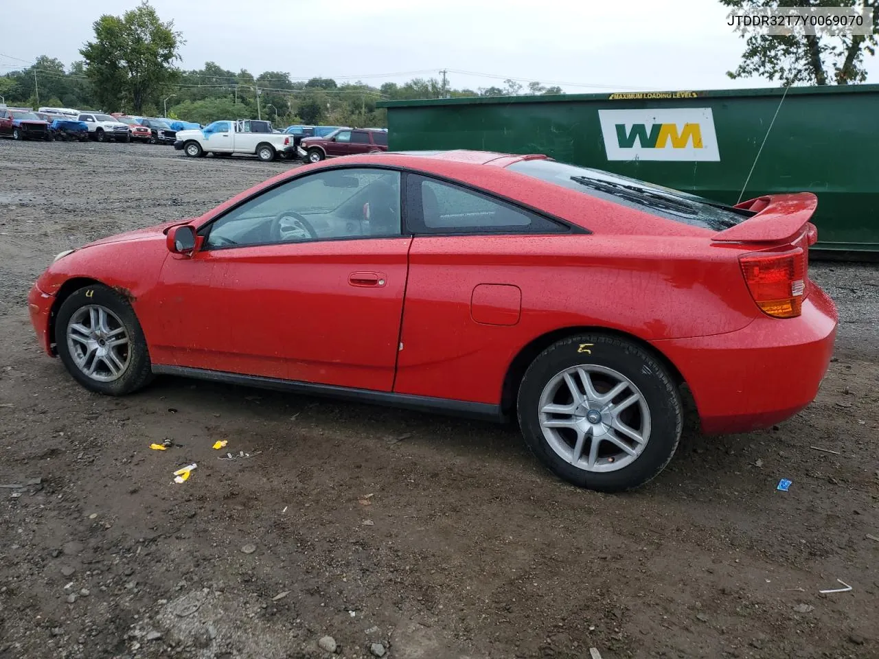 2000 Toyota Celica Gt VIN: JTDDR32T7Y0069070 Lot: 72976194