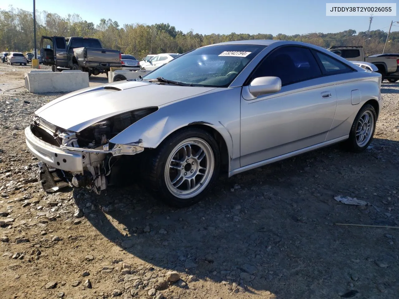 2000 Toyota Celica Gt-S VIN: JTDDY38T2Y0026055 Lot: 73242794