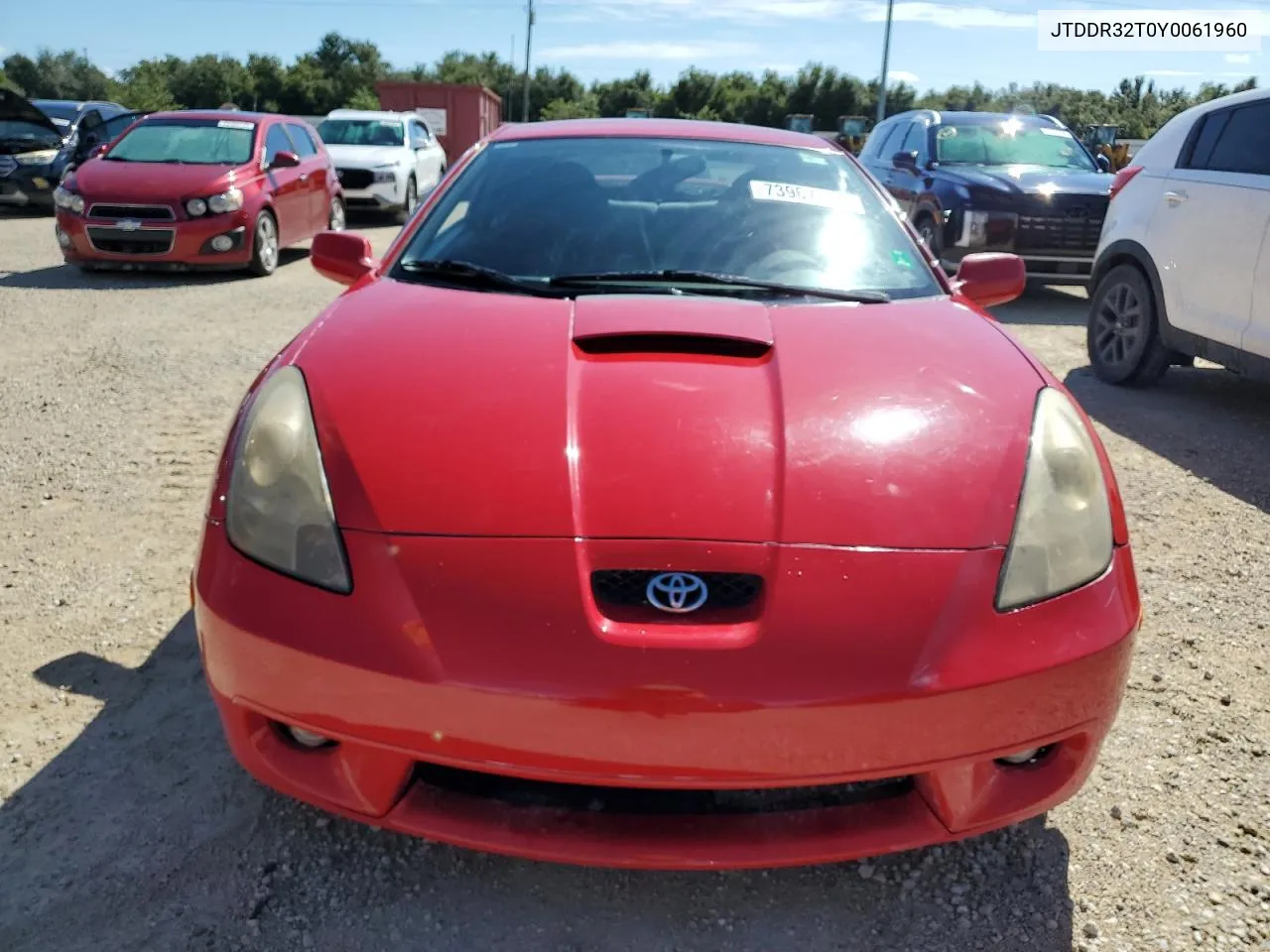 2000 Toyota Celica Gt VIN: JTDDR32T0Y0061960 Lot: 73967584