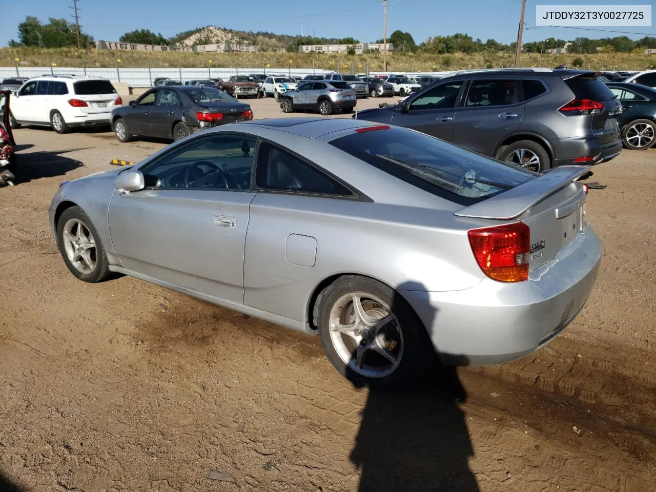 2000 Toyota Celica Gt-S VIN: JTDDY32T3Y0027725 Lot: 73994954