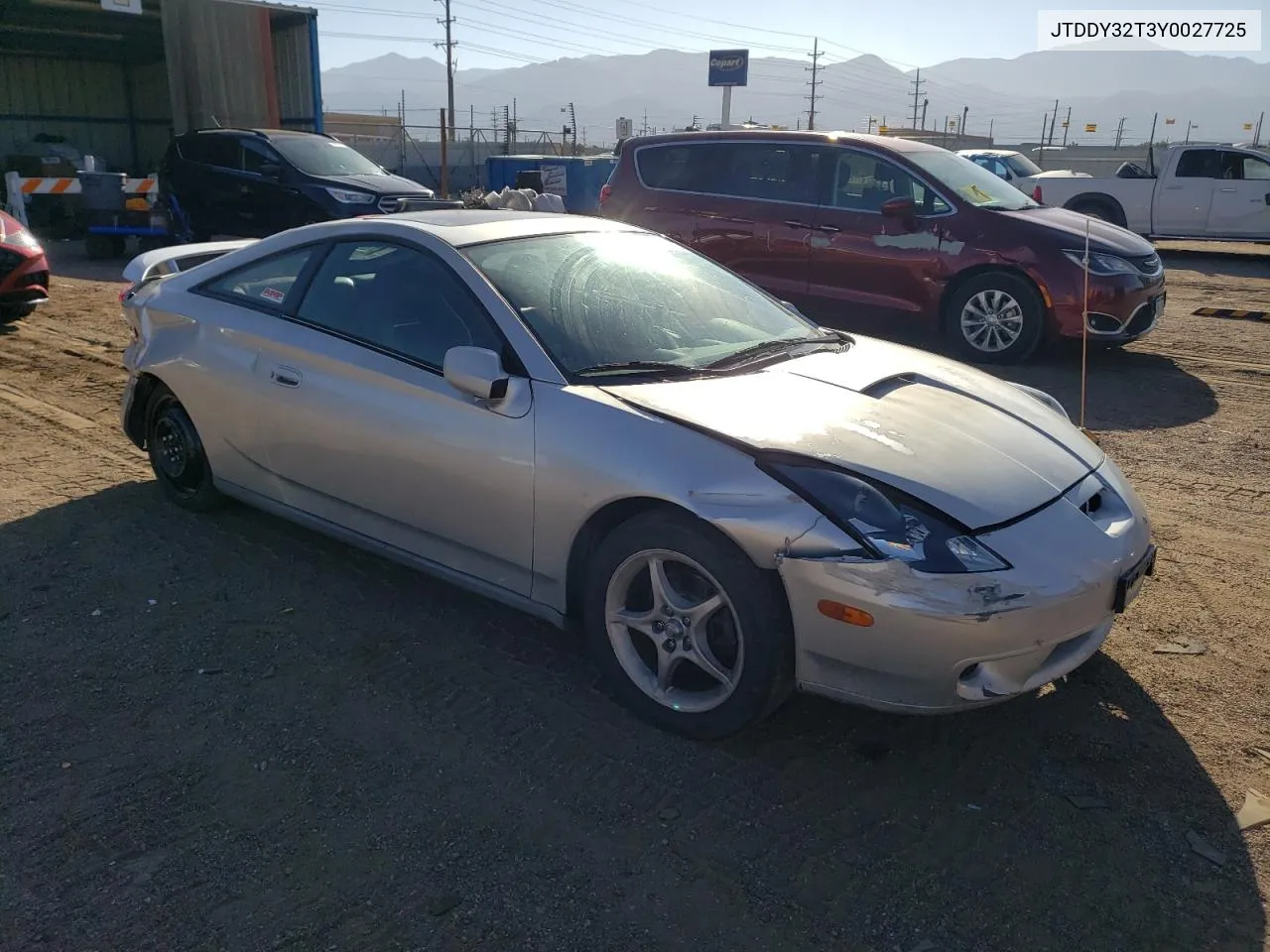 2000 Toyota Celica Gt-S VIN: JTDDY32T3Y0027725 Lot: 73994954