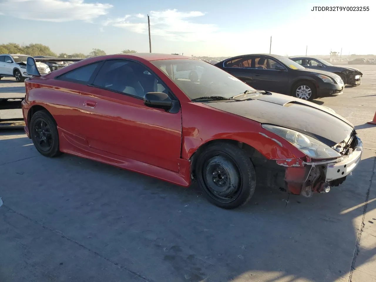 2000 Toyota Celica Gt VIN: JTDDR32T9Y0023255 Lot: 77186014