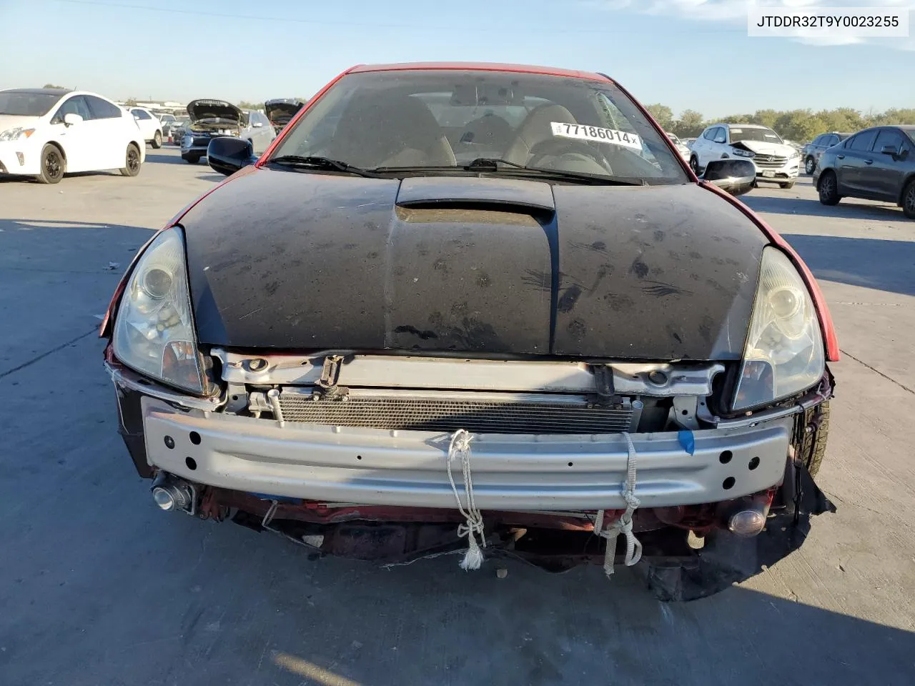 2000 Toyota Celica Gt VIN: JTDDR32T9Y0023255 Lot: 77186014