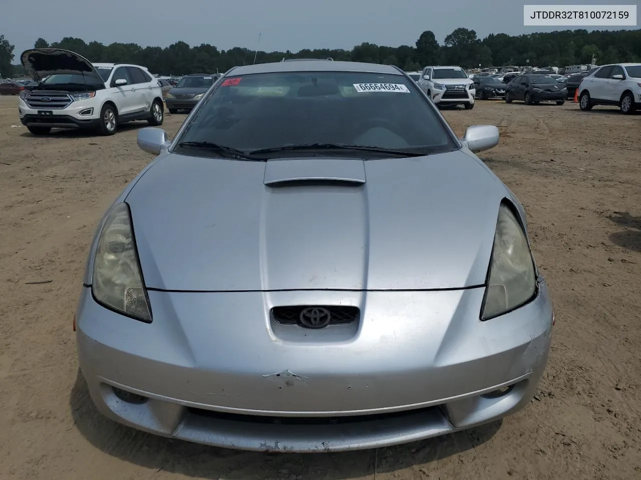 2001 Toyota Celica Gt VIN: JTDDR32T810072159 Lot: 66664694