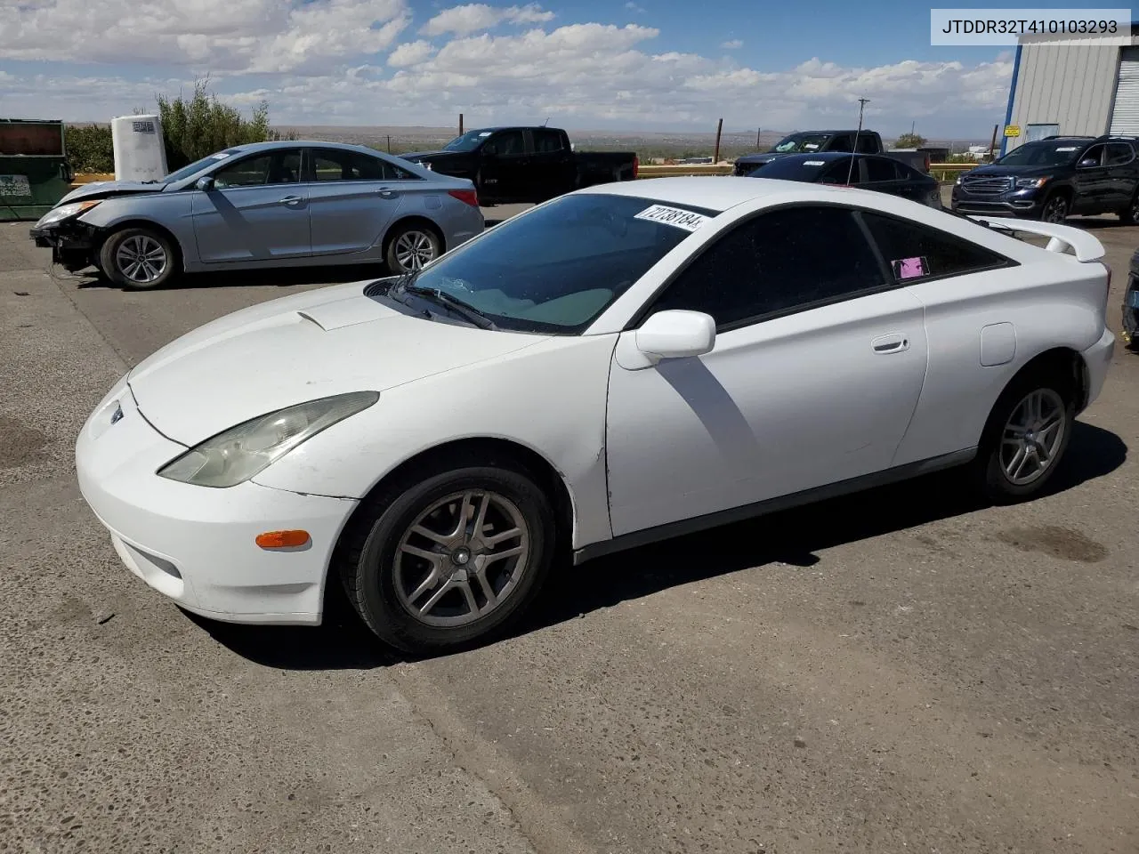 2001 Toyota Celica Gt VIN: JTDDR32T410103293 Lot: 72738184