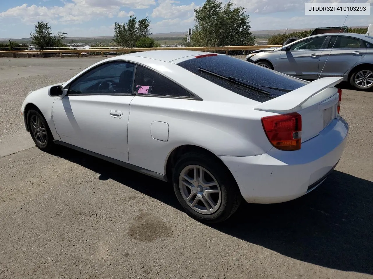 2001 Toyota Celica Gt VIN: JTDDR32T410103293 Lot: 72738184