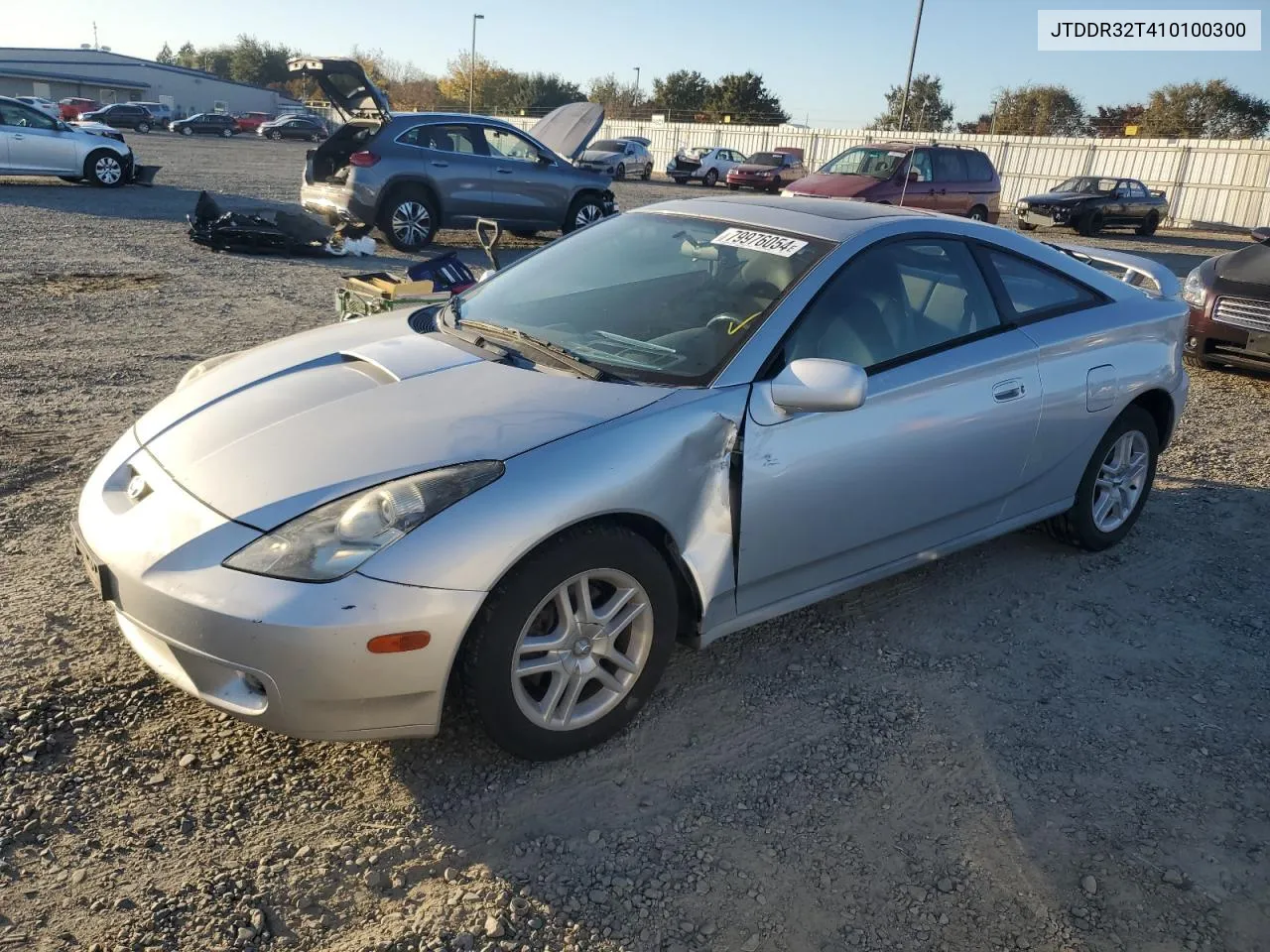 2001 Toyota Celica Gt VIN: JTDDR32T410100300 Lot: 79976054