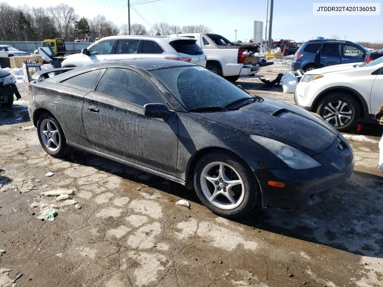 2002 Toyota Celica Gt VIN: JTDDR32T420136053 Lot: 39607124