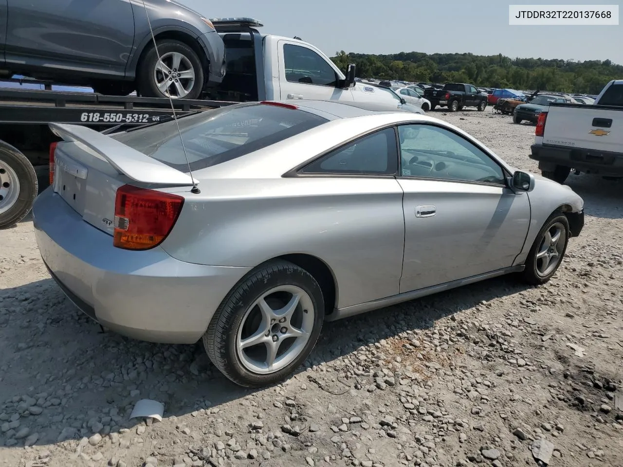 2002 Toyota Celica Gt VIN: JTDDR32T220137668 Lot: 70422624