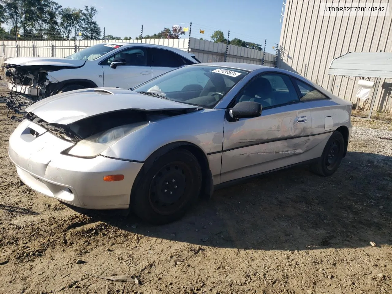 2002 Toyota Celica Gt VIN: JTDDR32T720140842 Lot: 72328524