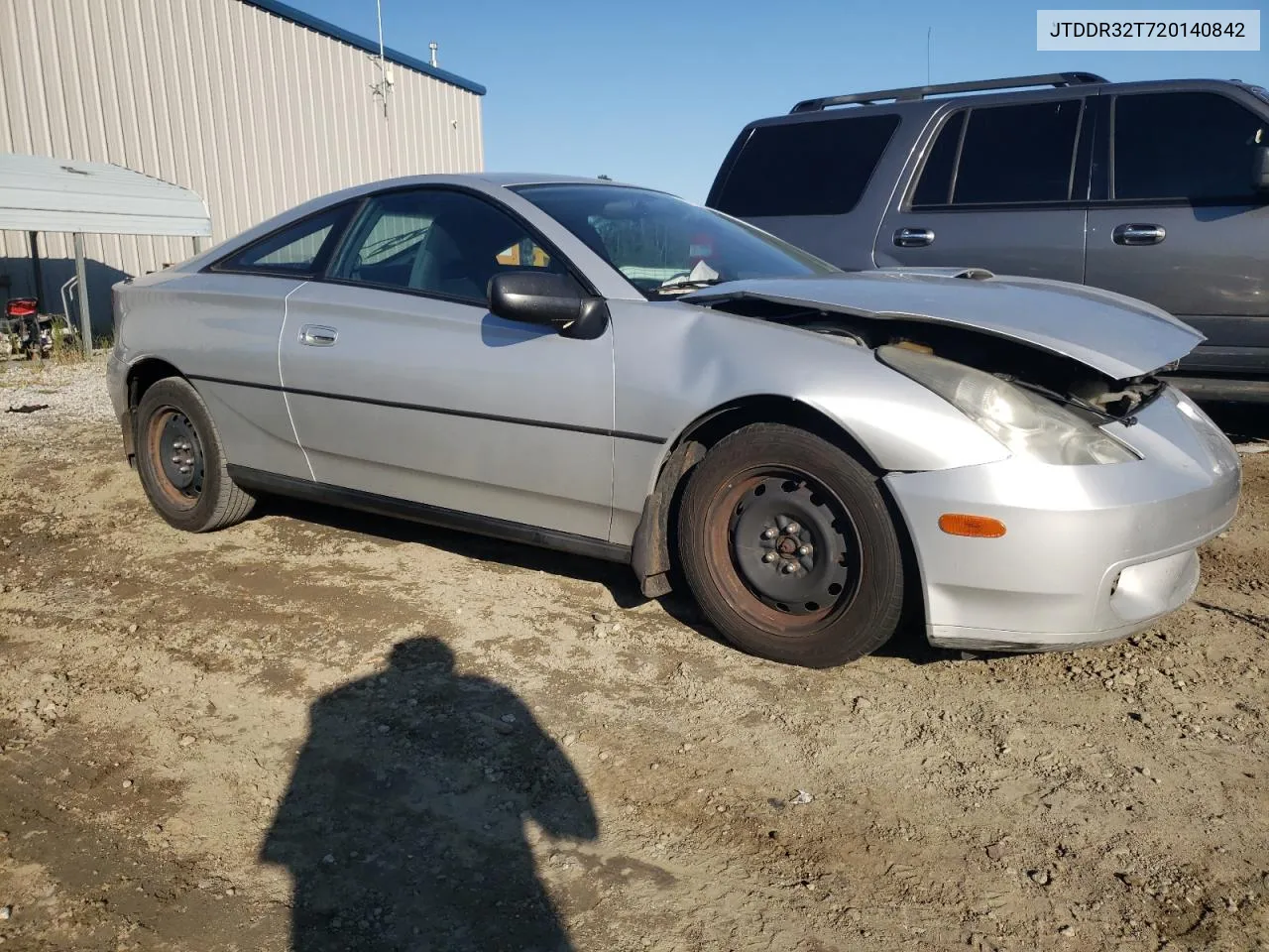 2002 Toyota Celica Gt VIN: JTDDR32T720140842 Lot: 72328524