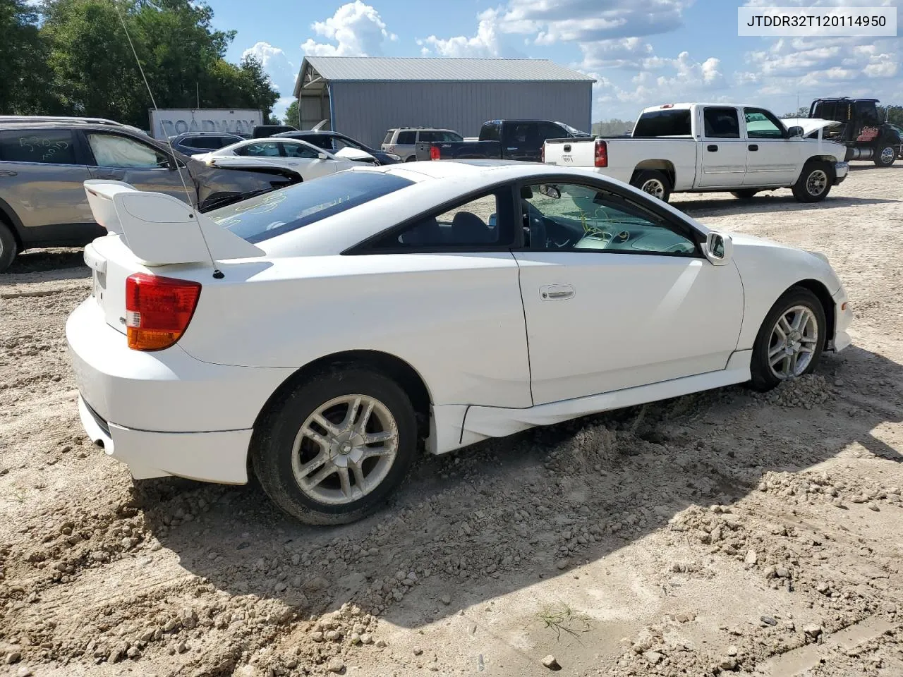 2002 Toyota Celica Gt VIN: JTDDR32T120114950 Lot: 72424794