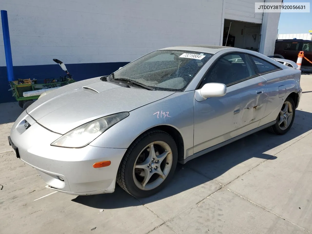 2002 Toyota Celica Gt-S VIN: JTDDY38T920056631 Lot: 73219884