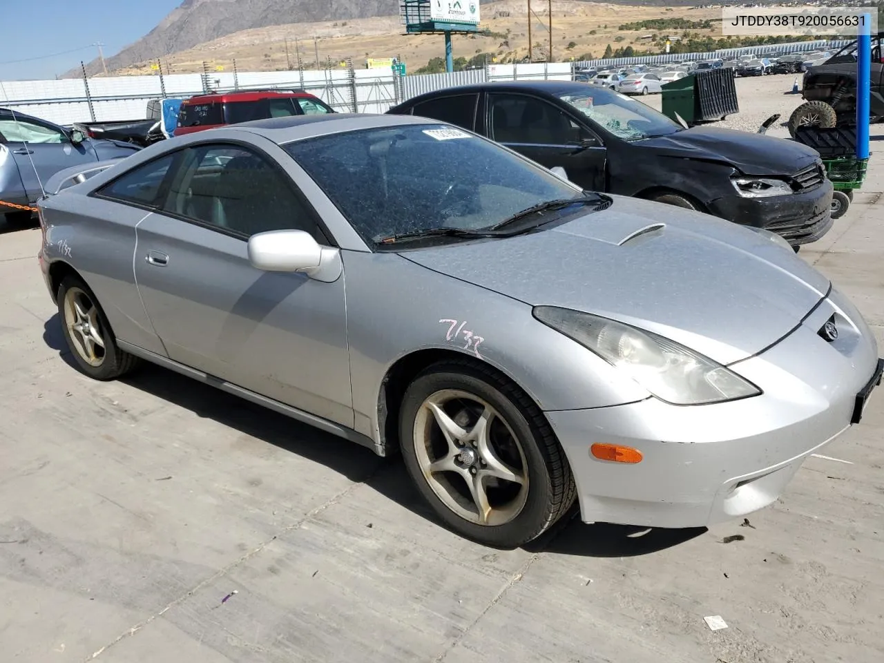 2002 Toyota Celica Gt-S VIN: JTDDY38T920056631 Lot: 73219884