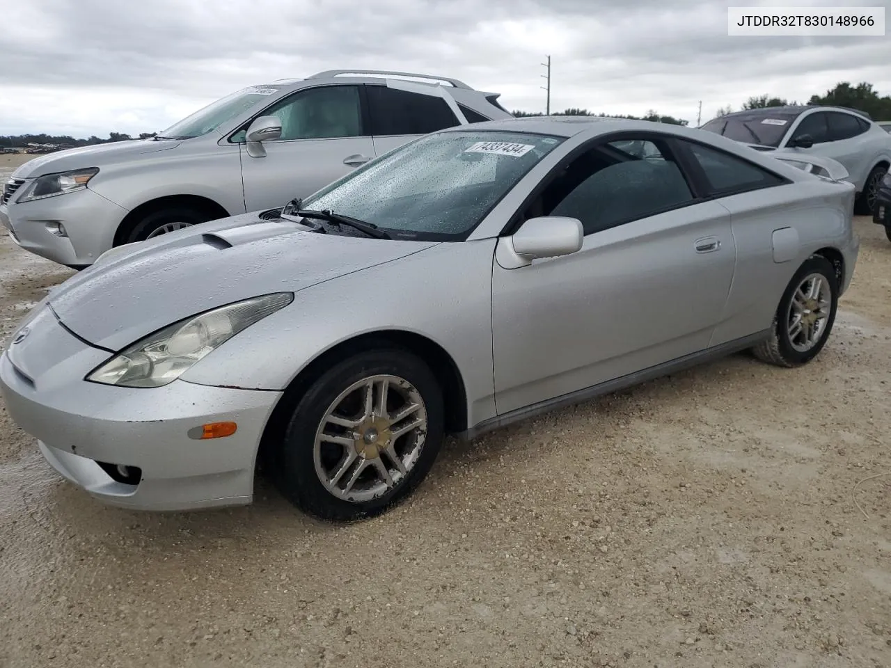 2003 Toyota Celica Gt VIN: JTDDR32T830148966 Lot: 74337434