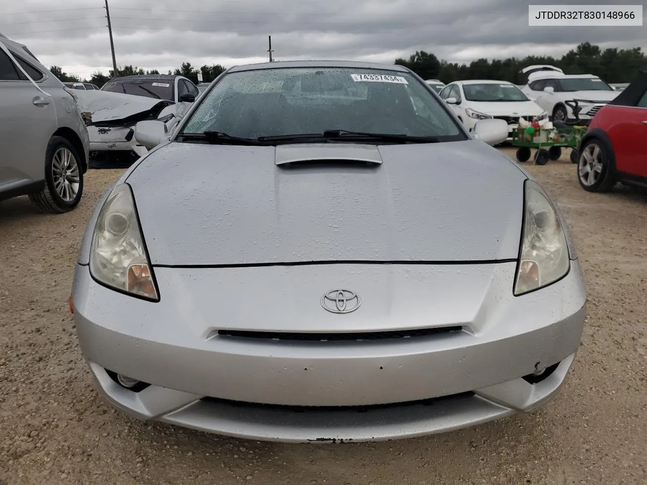 2003 Toyota Celica Gt VIN: JTDDR32T830148966 Lot: 74337434