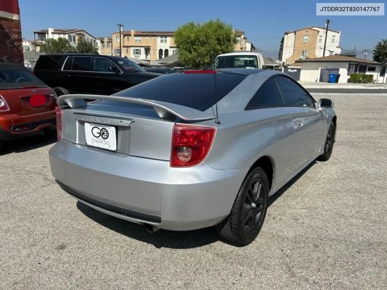 2003 Toyota Celica Gt VIN: JTDDR32T830147767 Lot: 75714774