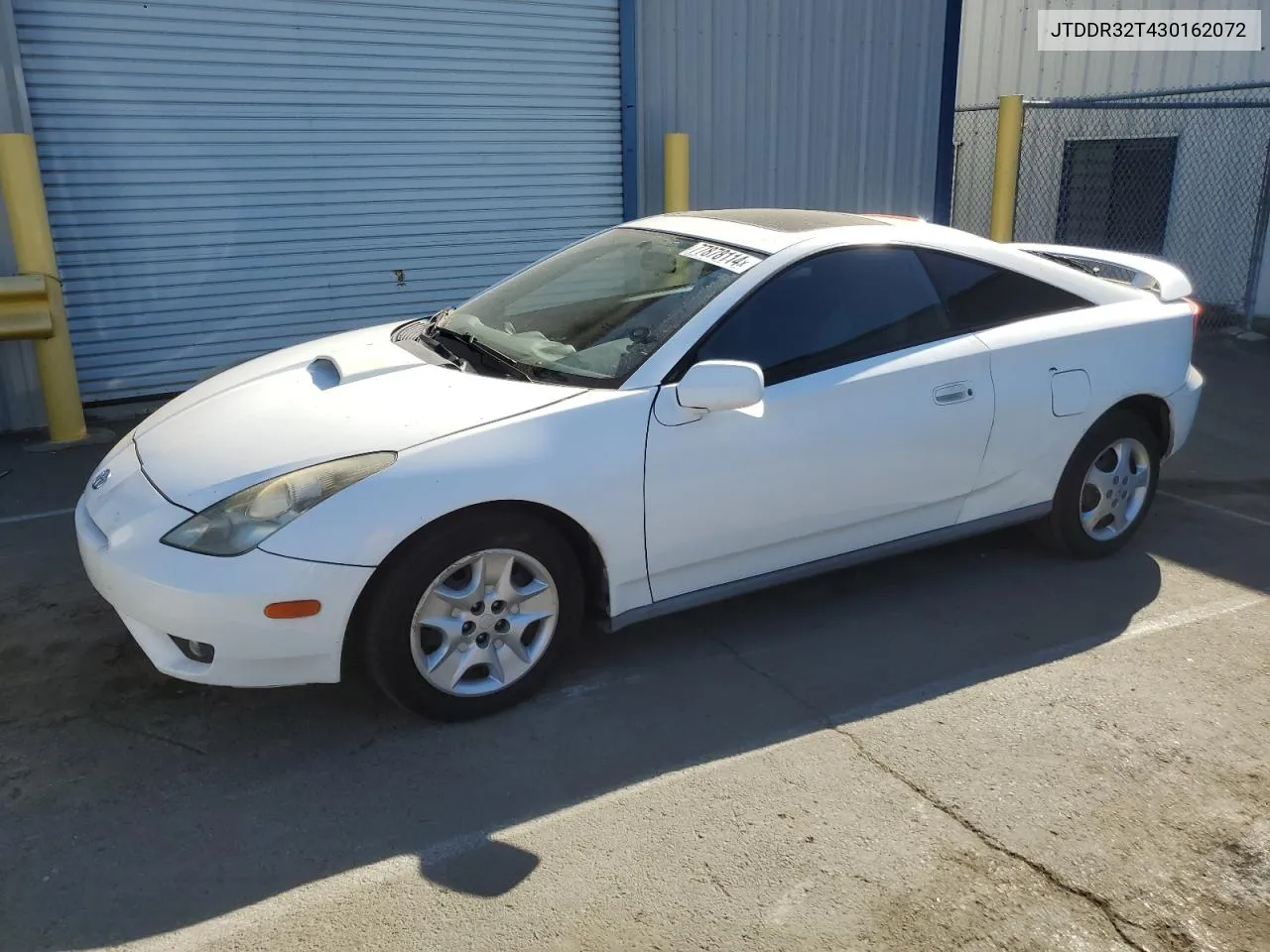 2003 Toyota Celica Gt VIN: JTDDR32T430162072 Lot: 77878114