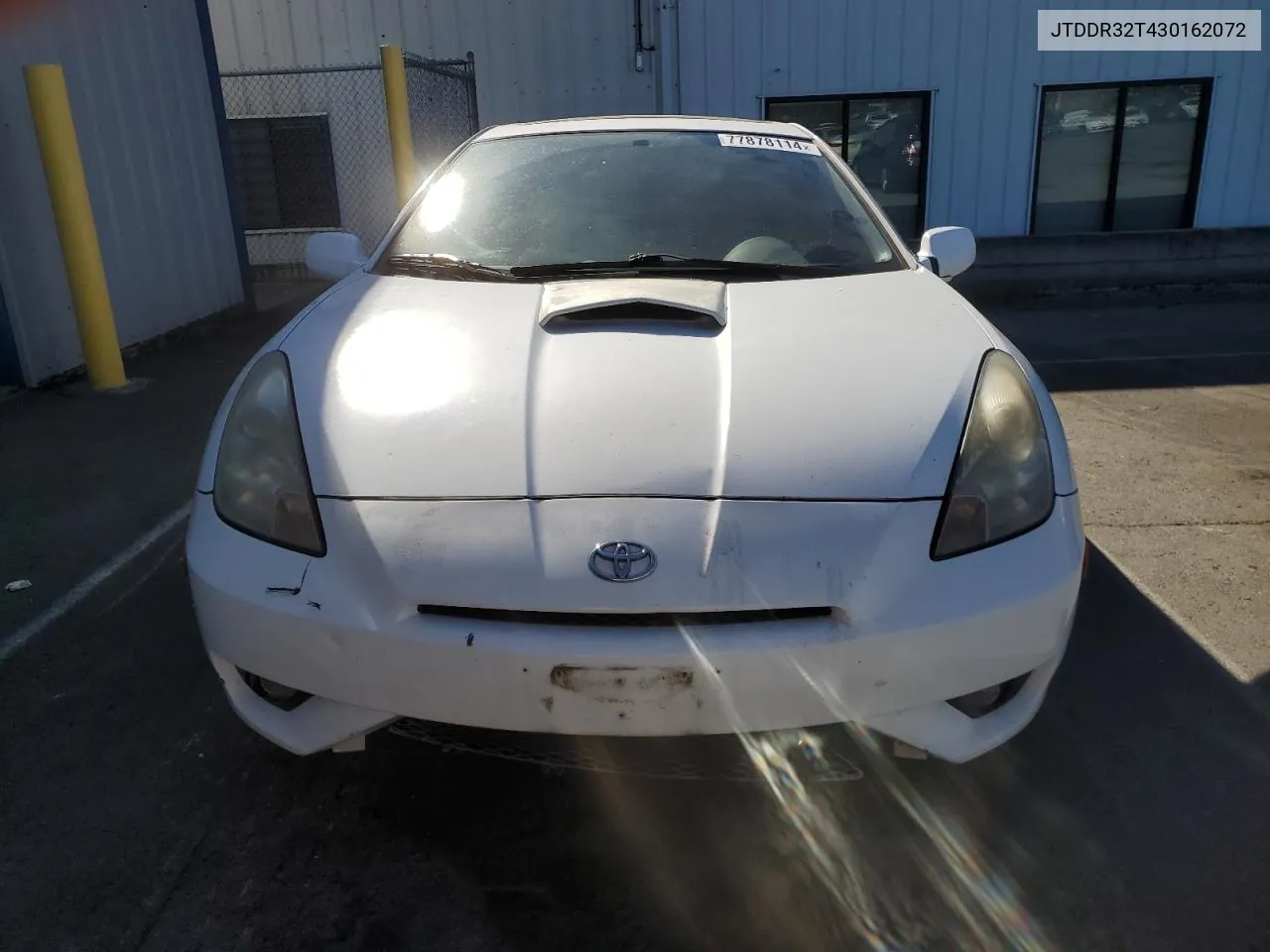 2003 Toyota Celica Gt VIN: JTDDR32T430162072 Lot: 77878114