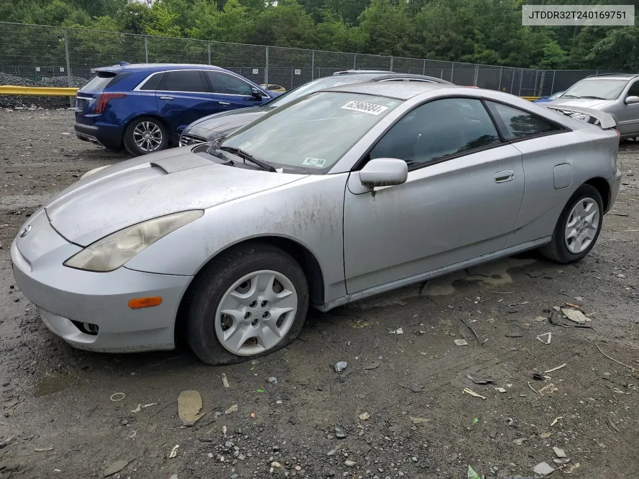 2004 Toyota Celica Gt VIN: JTDDR32T240169751 Lot: 70165484