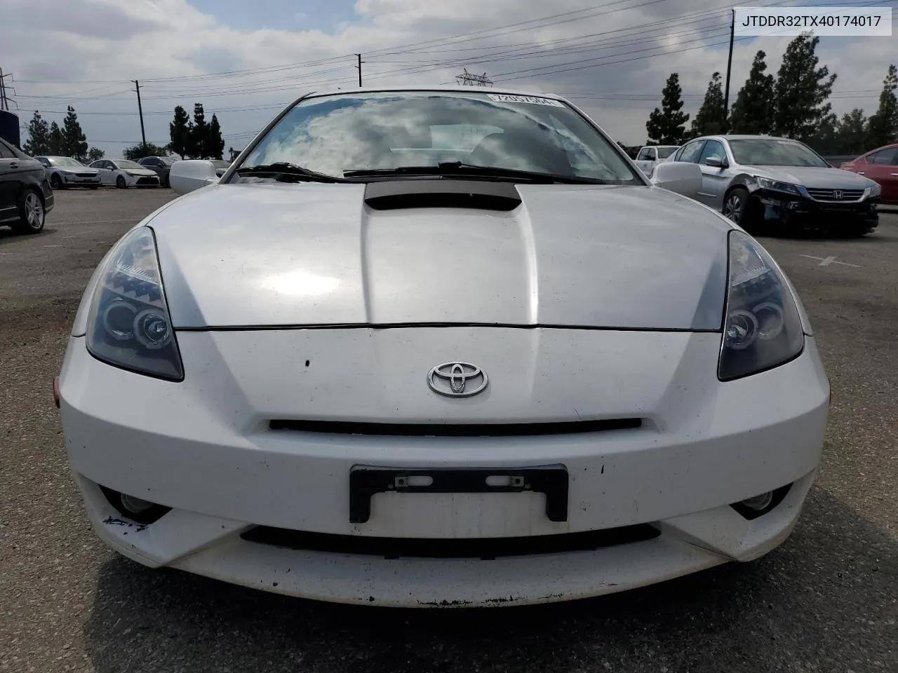 2004 Toyota Celica Gt VIN: JTDDR32TX40174017 Lot: 73748694