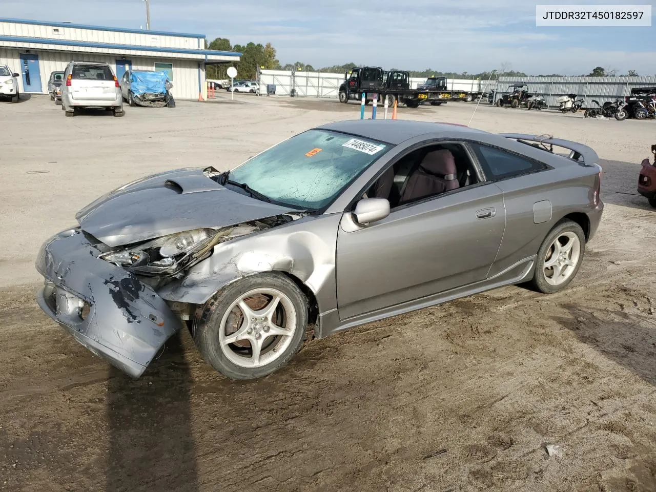 2005 Toyota Celica Gt VIN: JTDDR32T450182597 Lot: 74485074