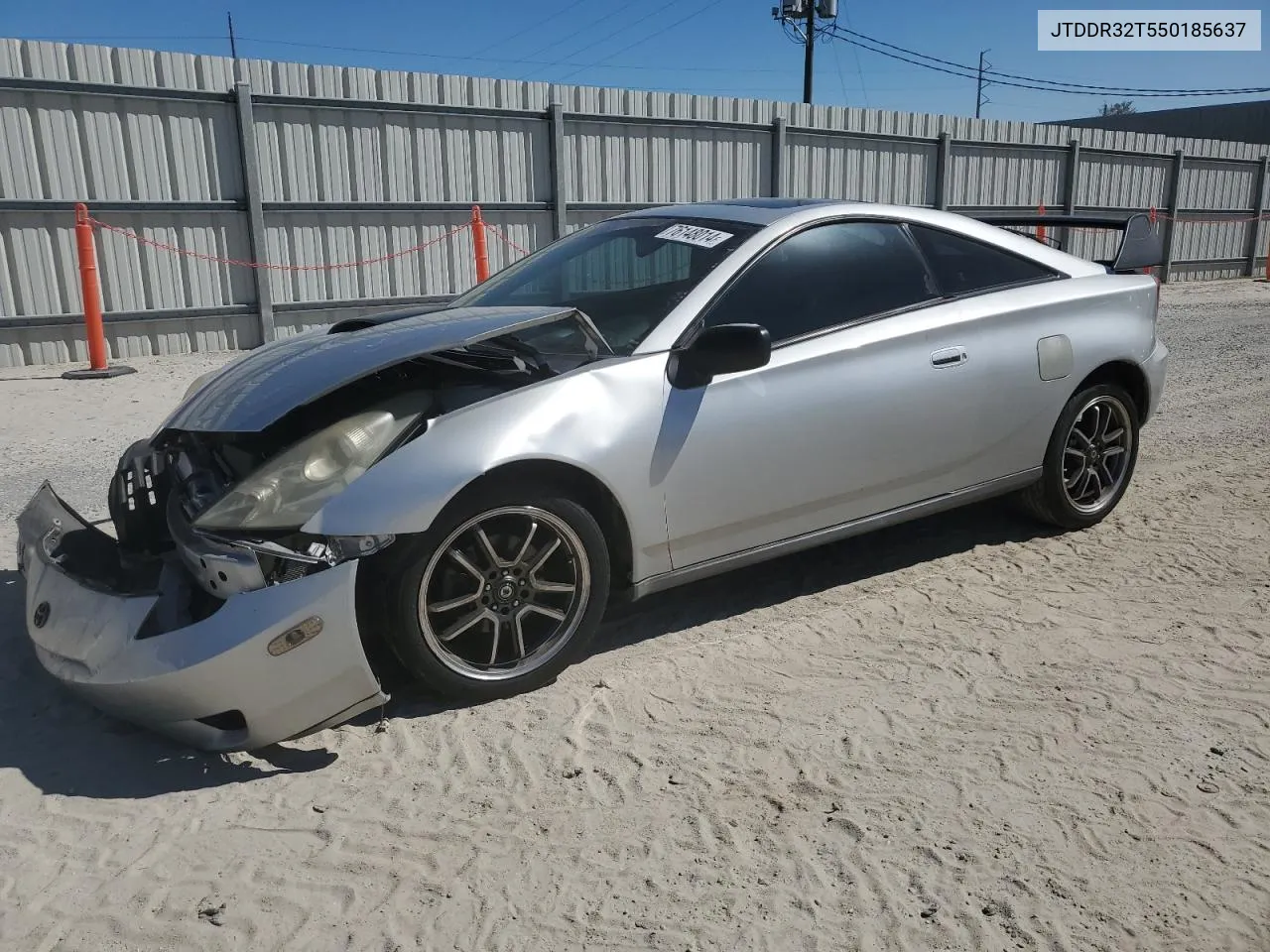 2005 Toyota Celica Gt VIN: JTDDR32T550185637 Lot: 76148014