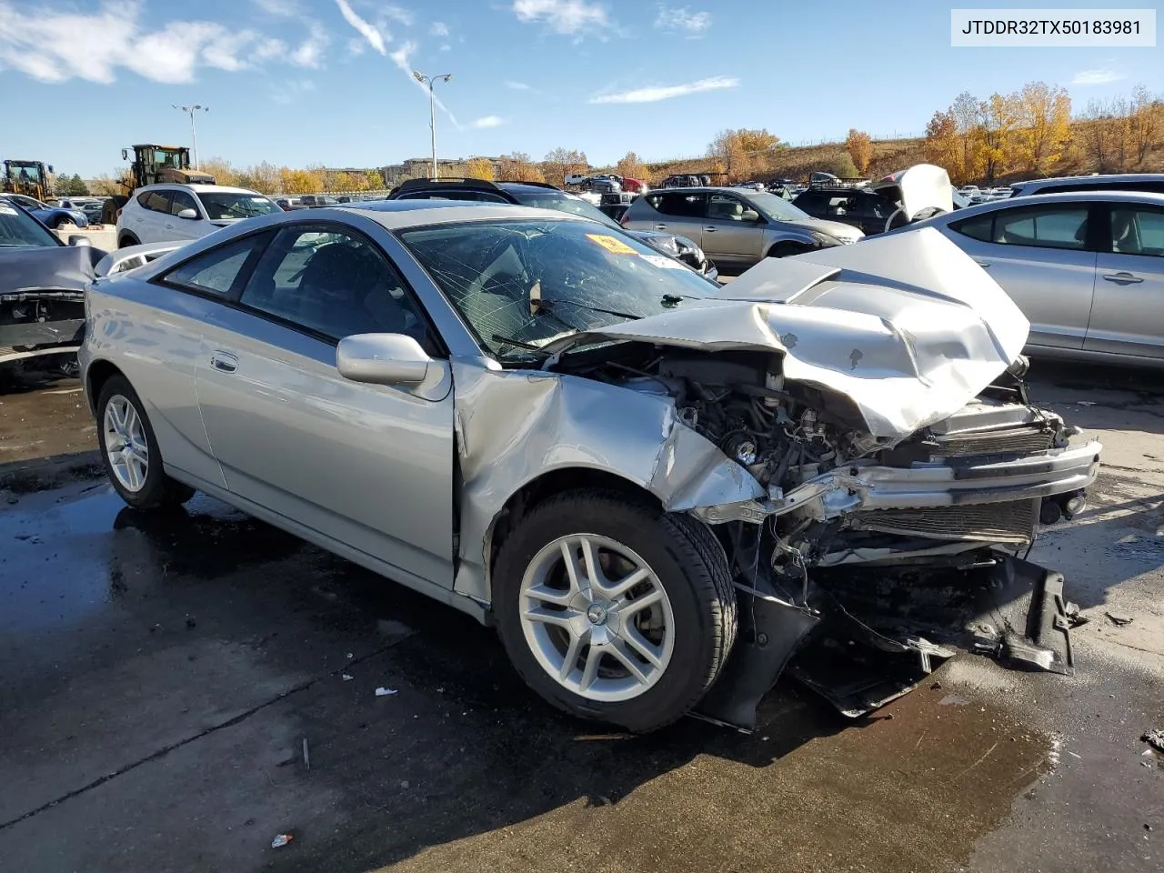 2005 Toyota Celica Gt VIN: JTDDR32TX50183981 Lot: 78417184