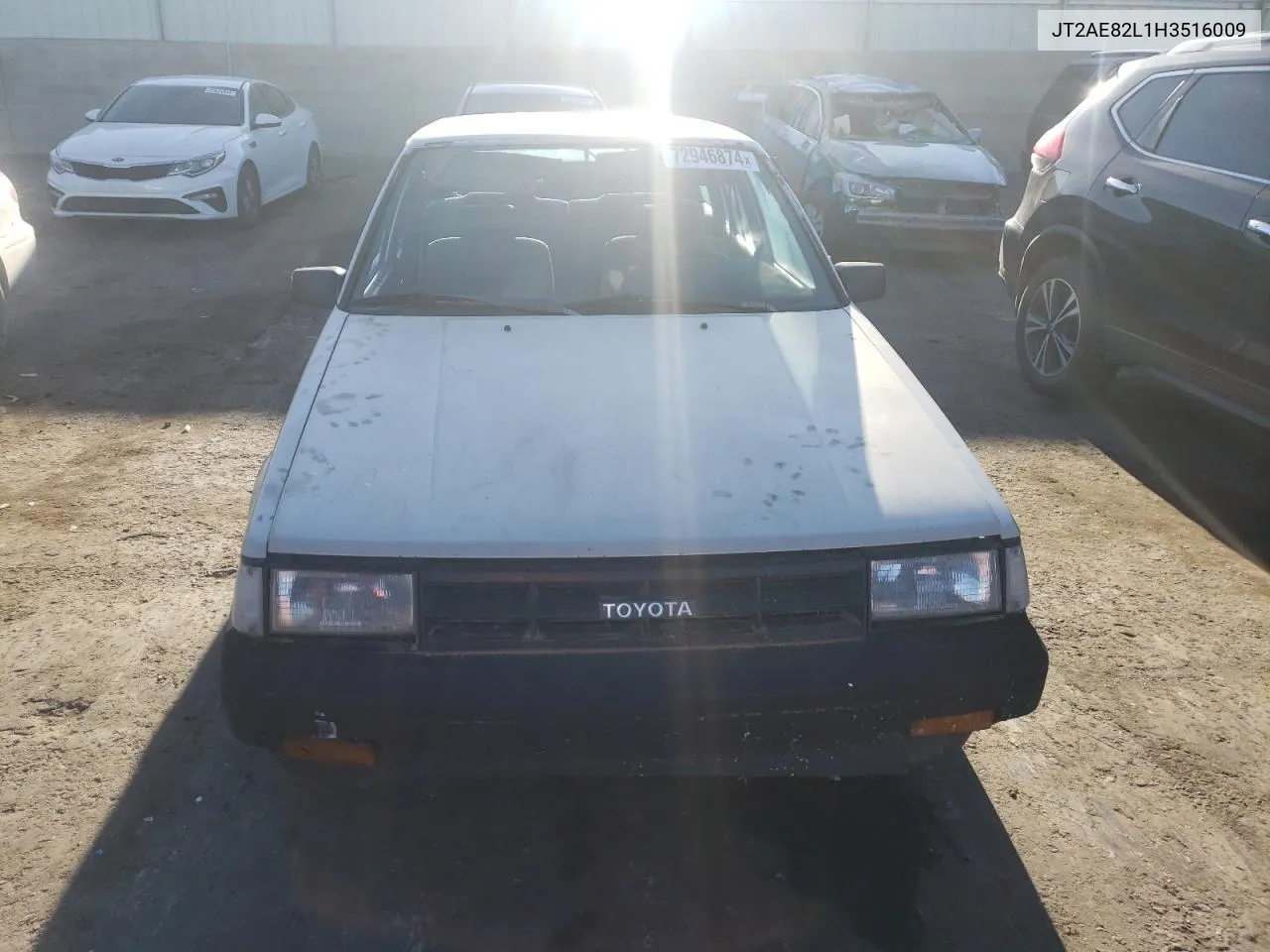 1987 Toyota Corolla Dlx VIN: JT2AE82L1H3516009 Lot: 72946874