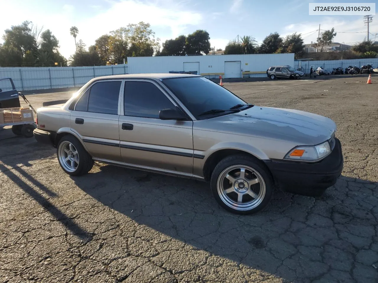 1988 Toyota Corolla Dlx VIN: JT2AE92E9J3106720 Lot: 78470924