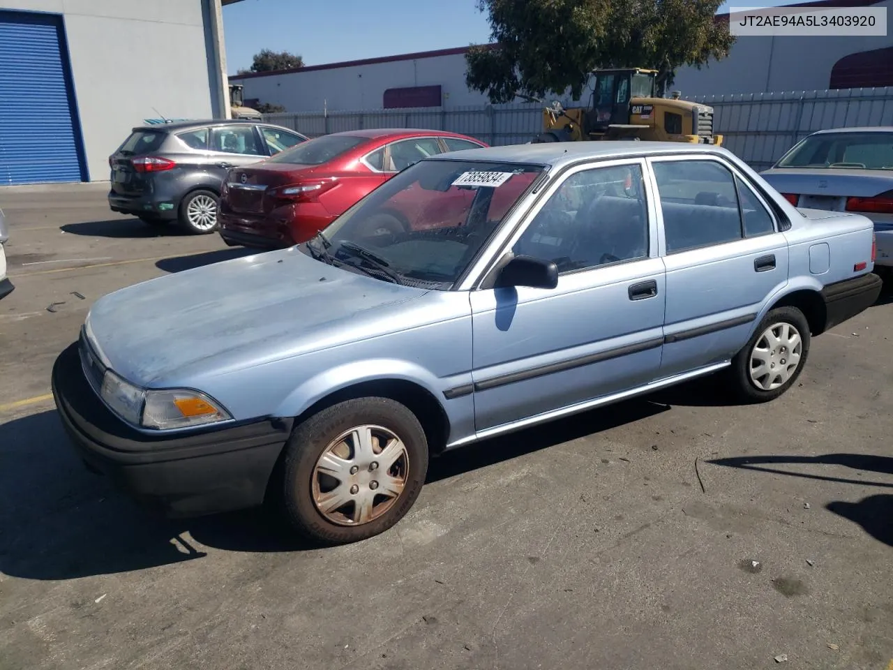 1990 Toyota Corolla Dlx VIN: JT2AE94A5L3403920 Lot: 73859834