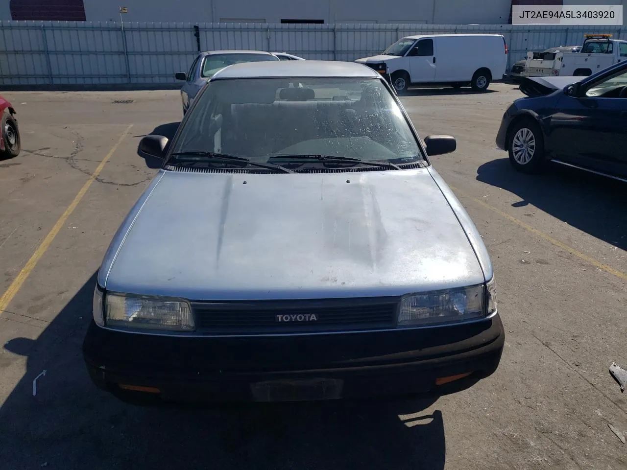 1990 Toyota Corolla Dlx VIN: JT2AE94A5L3403920 Lot: 73859834