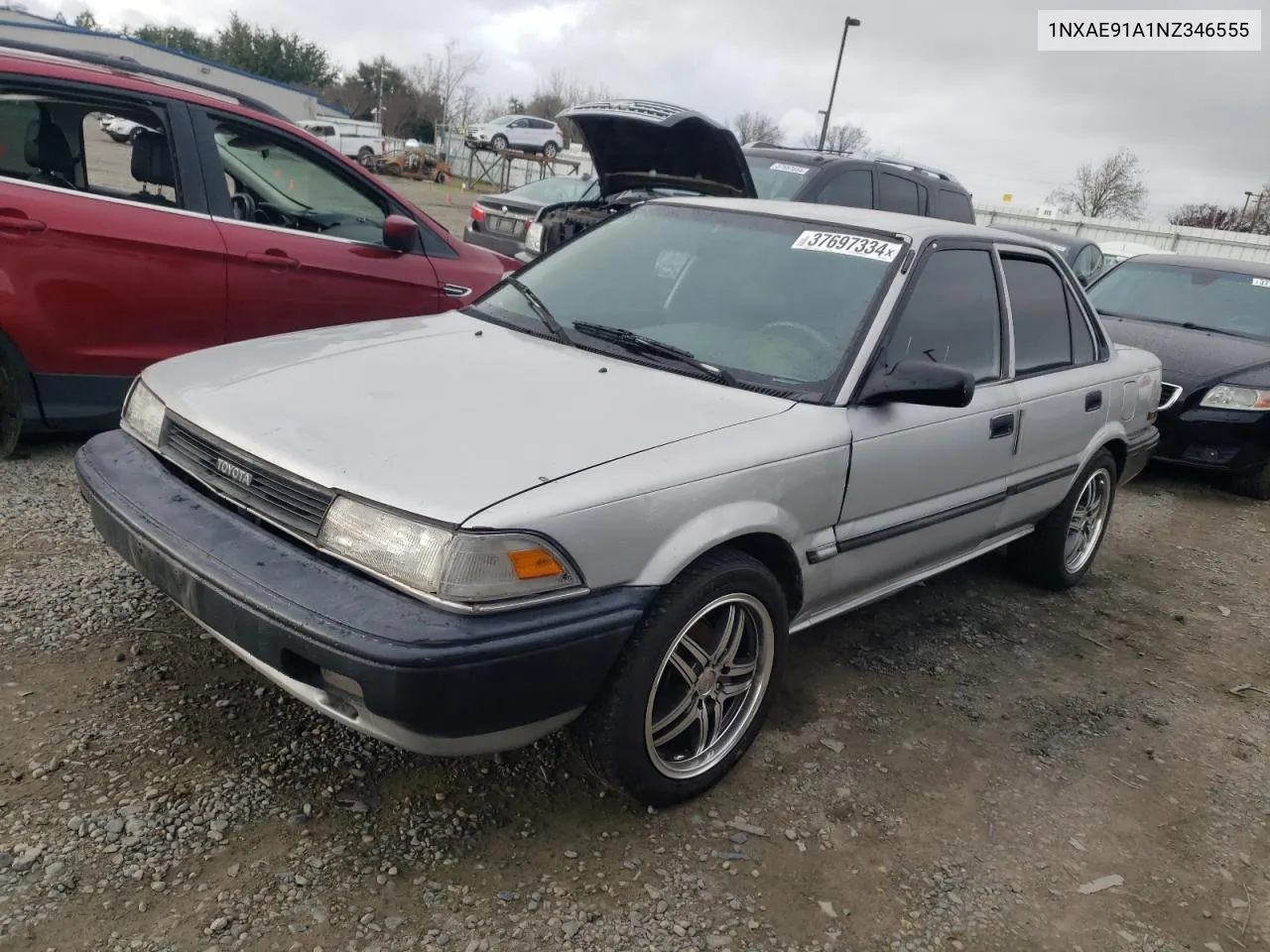 1992 Toyota Corolla VIN: 1NXAE91A1NZ346555 Lot: 37697334