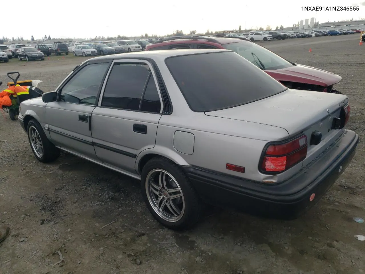 1992 Toyota Corolla VIN: 1NXAE91A1NZ346555 Lot: 37697334