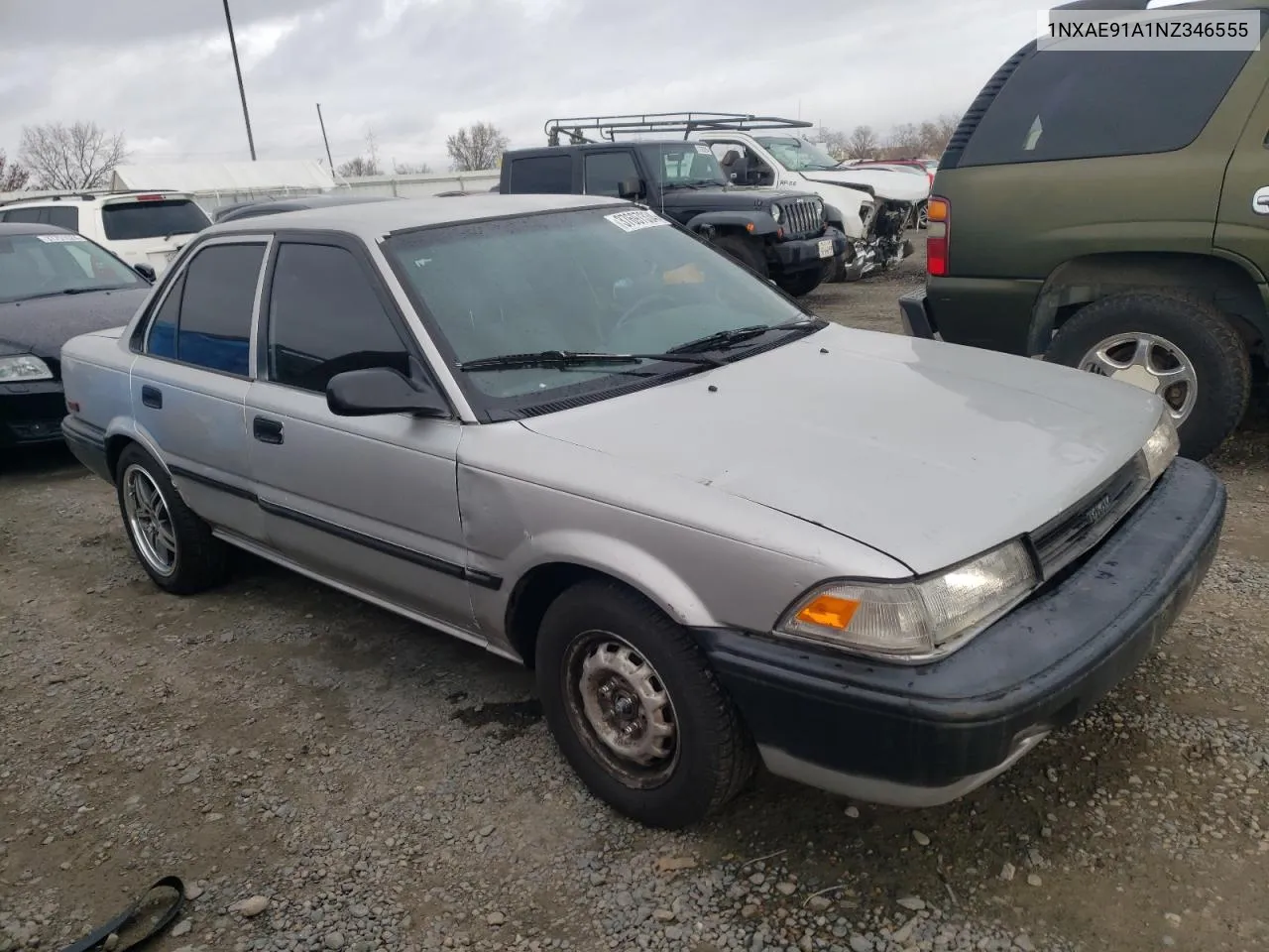 1992 Toyota Corolla VIN: 1NXAE91A1NZ346555 Lot: 37697334