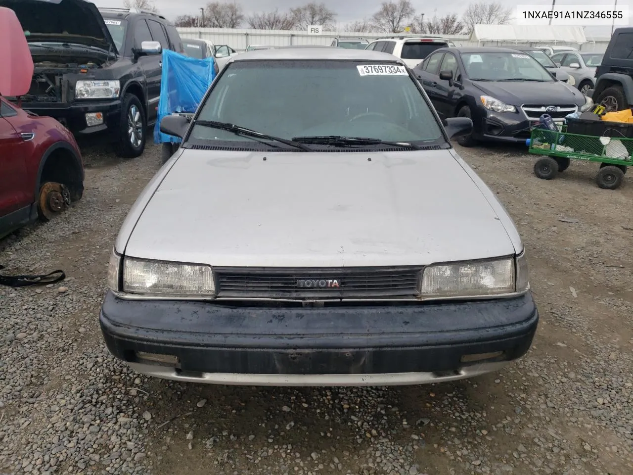 1992 Toyota Corolla VIN: 1NXAE91A1NZ346555 Lot: 37697334