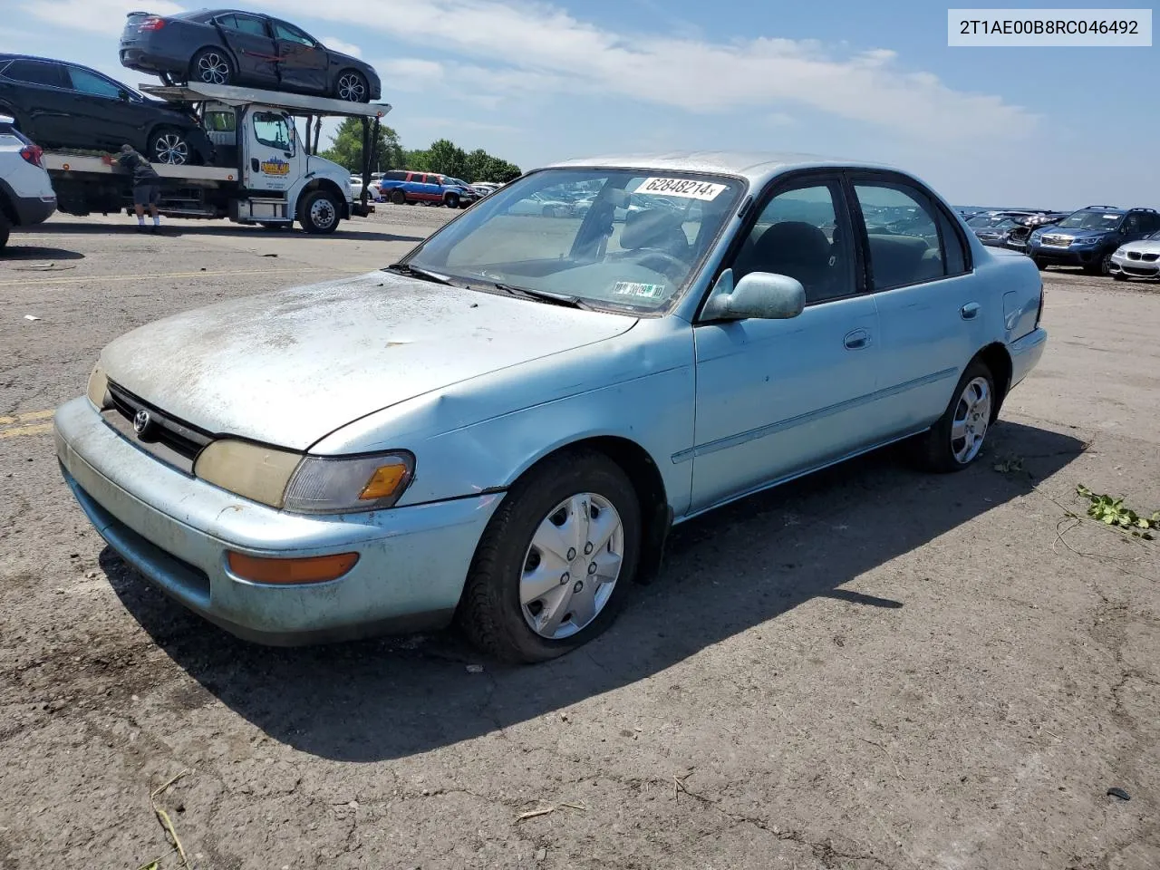 1994 Toyota Corolla Le VIN: 2T1AE00B8RC046492 Lot: 62848214