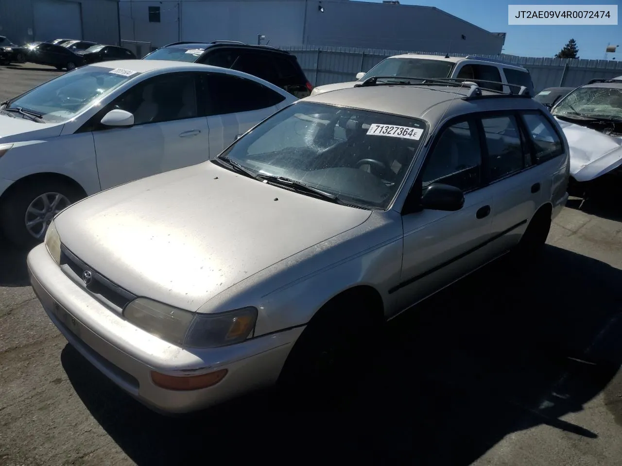 1994 Toyota Corolla Base VIN: JT2AE09V4R0072474 Lot: 71327364