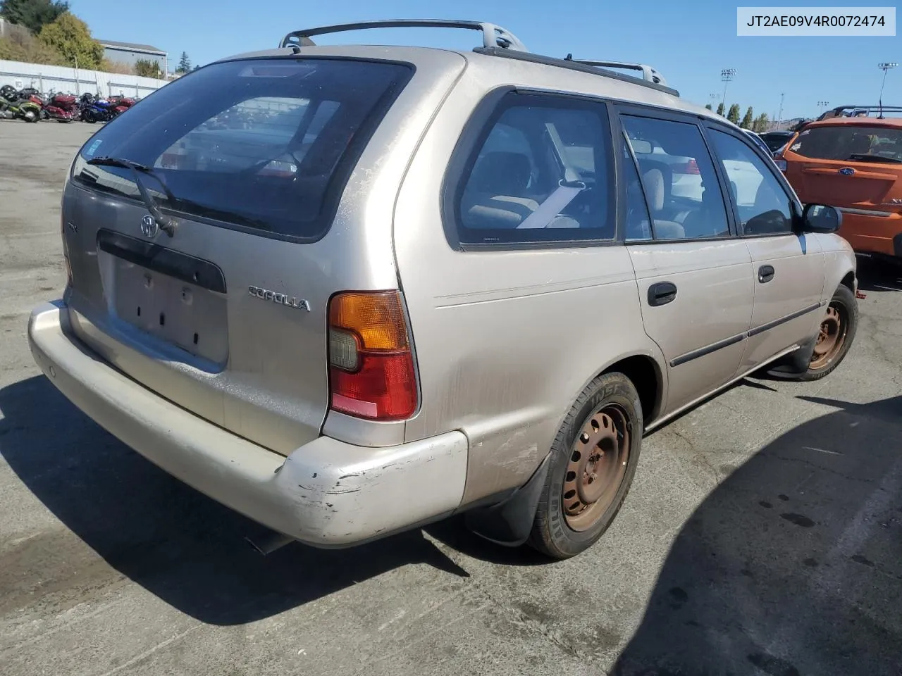 1994 Toyota Corolla Base VIN: JT2AE09V4R0072474 Lot: 71327364