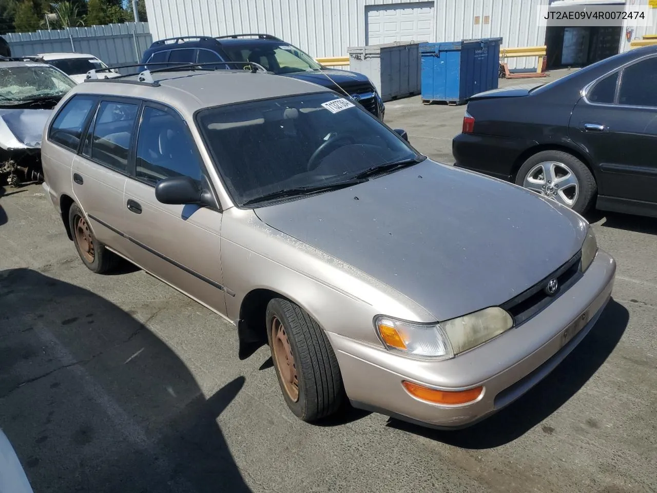 1994 Toyota Corolla Base VIN: JT2AE09V4R0072474 Lot: 71327364