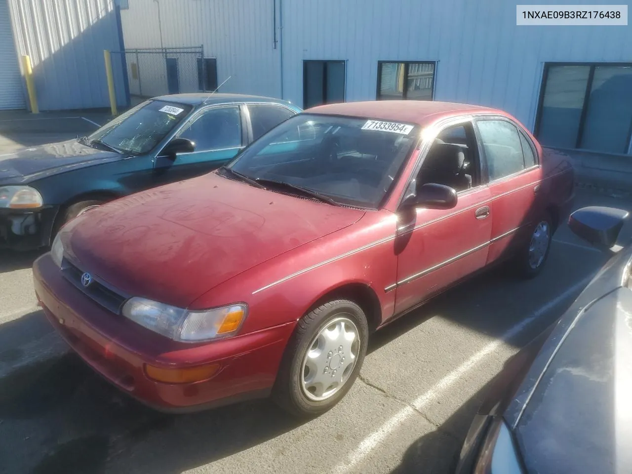 1994 Toyota Corolla Le VIN: 1NXAE09B3RZ176438 Lot: 71333954