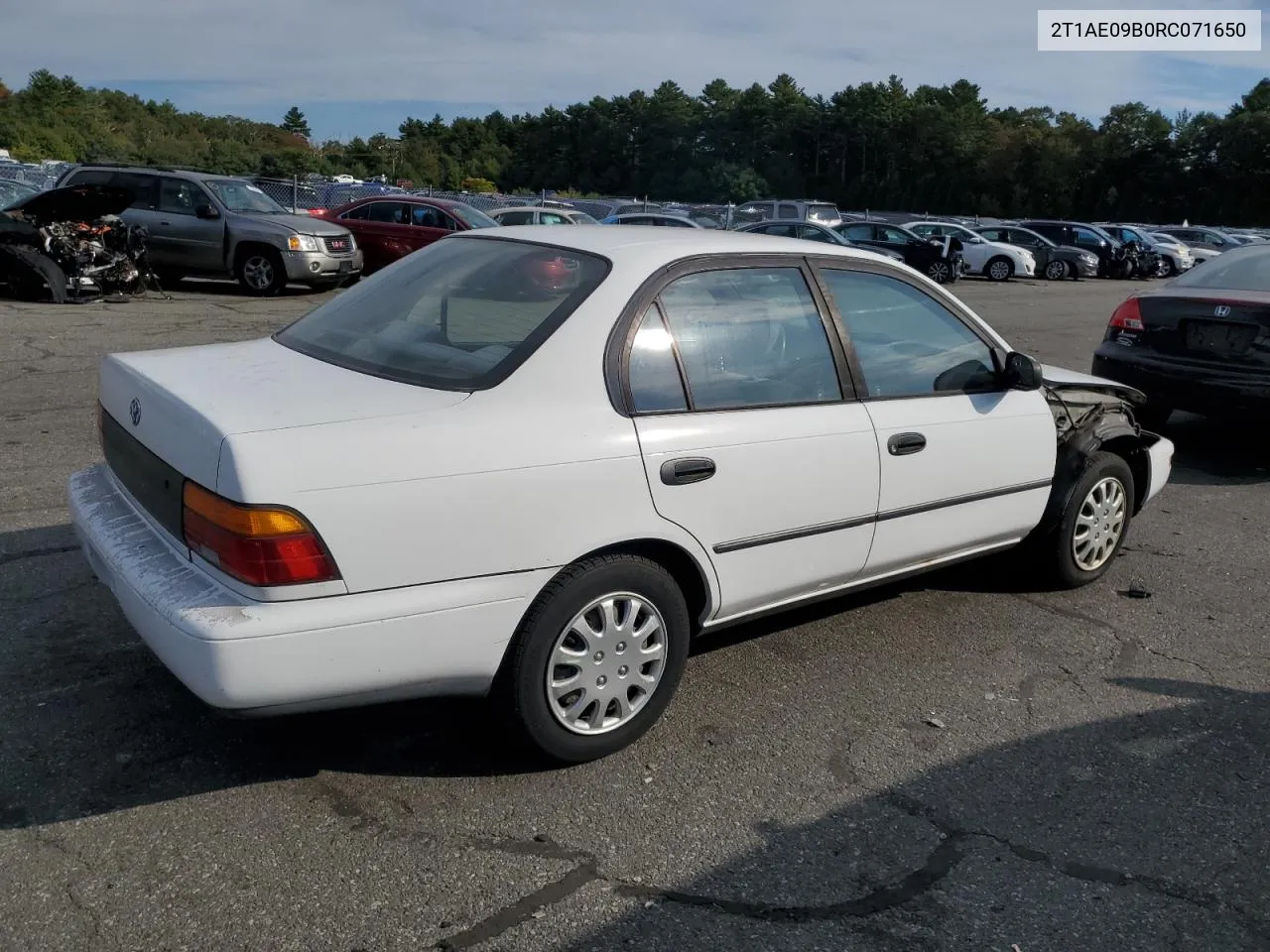 1994 Toyota Corolla Le VIN: 2T1AE09B0RC071650 Lot: 74337834