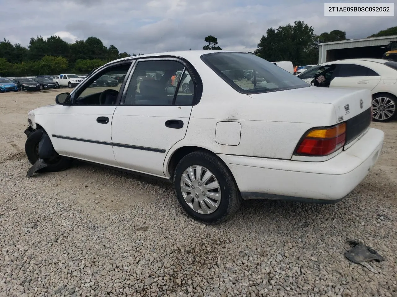 1995 Toyota Corolla Le VIN: 2T1AE09B0SC092052 Lot: 71690924