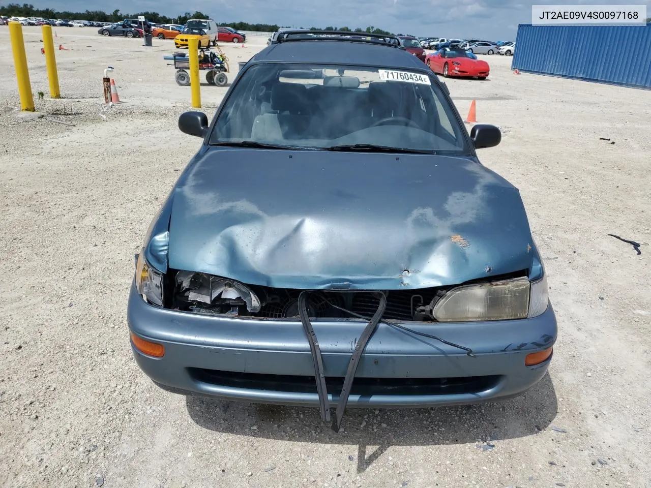 1995 Toyota Corolla Base VIN: JT2AE09V4S0097168 Lot: 71760434