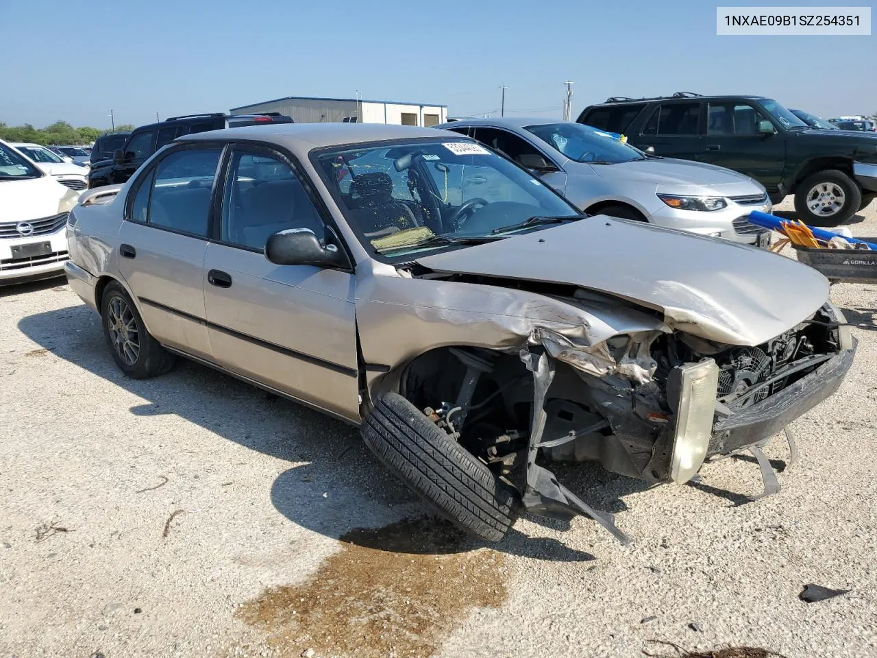 1995 Toyota Corolla Le VIN: 1NXAE09B1SZ254351 Lot: 76416544