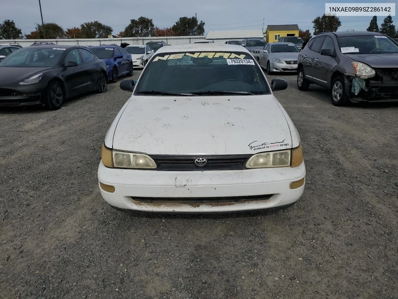 1995 Toyota Corolla Le VIN: 1NXAE09B9SZ286142 Lot: 79320134