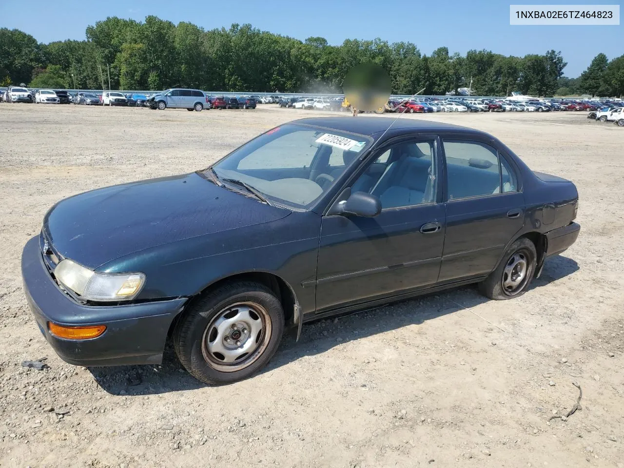 1996 Toyota Corolla VIN: 1NXBA02E6TZ464823 Lot: 72205924