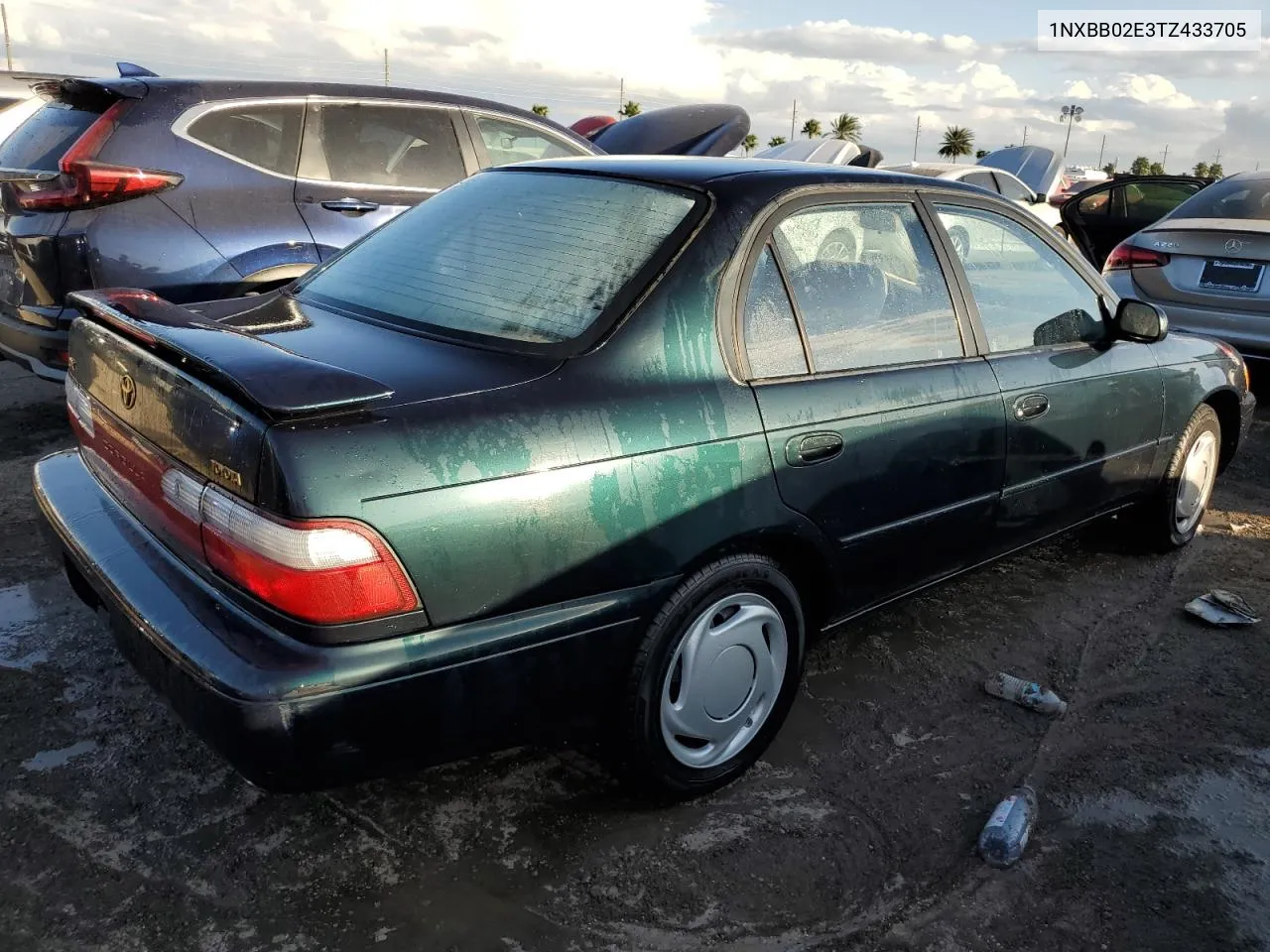 1996 Toyota Corolla Dx VIN: 1NXBB02E3TZ433705 Lot: 77356514