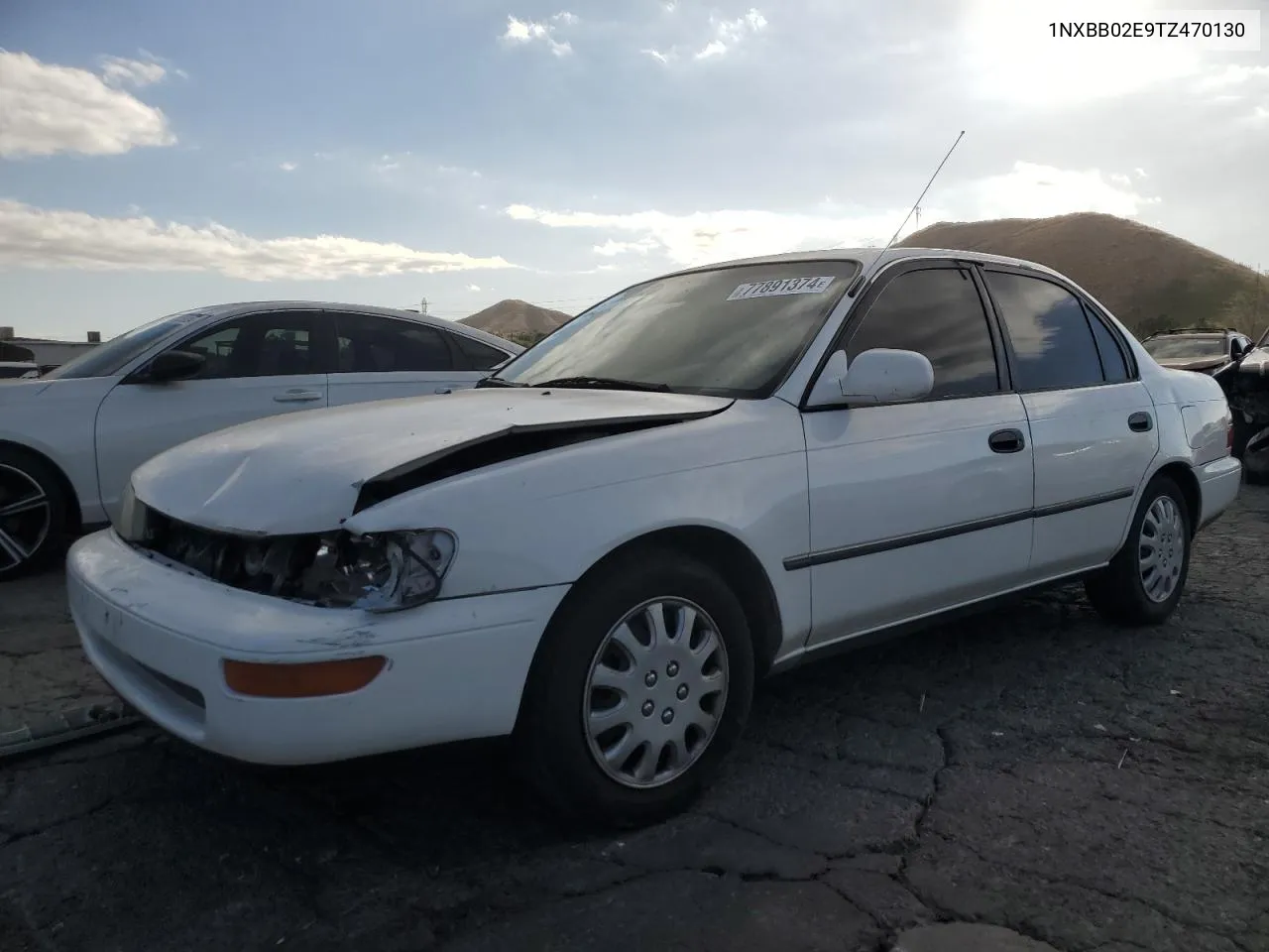 1996 Toyota Corolla Dx VIN: 1NXBB02E9TZ470130 Lot: 77891374